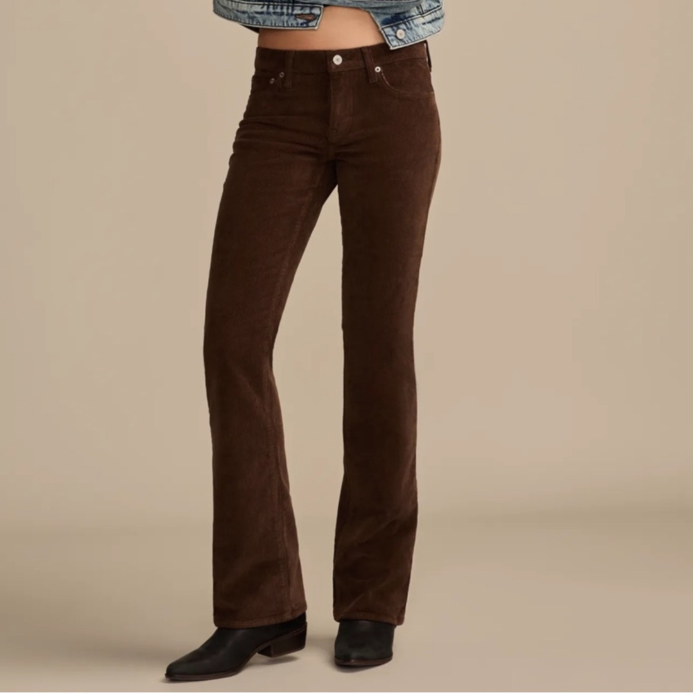 Lucky Brand Mid Rise Corduroy Sweet Boot